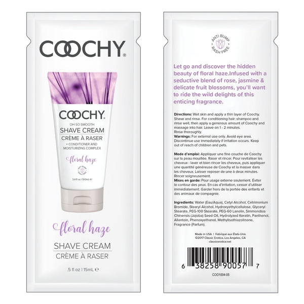 Oh So Smooth Shave CreamFloral Haze .5oz | 15mL - FOIL