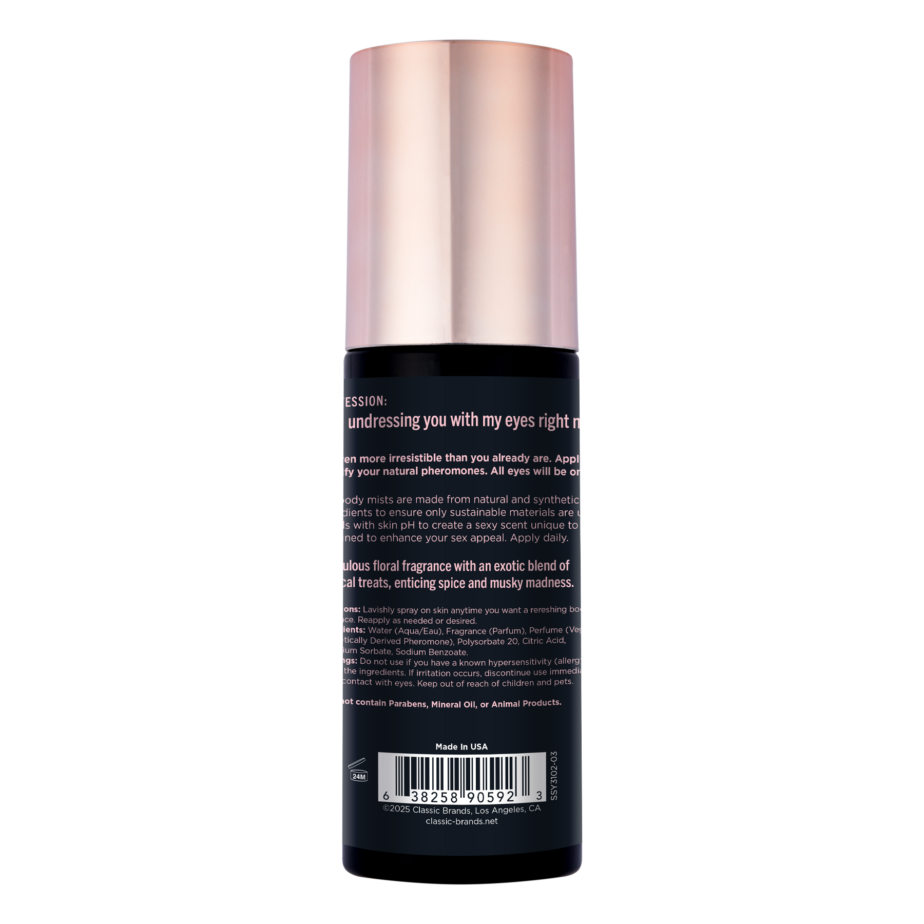 SIMPLY SEXY PHEROMONE BODY MIST - TURN OFF THE LIGHTS - 3.35 floz | 99mL