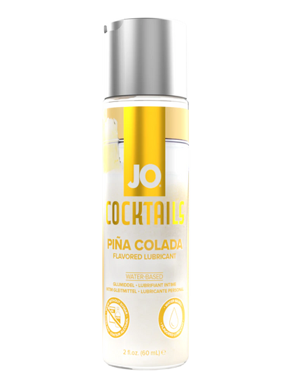 JO Cocktails - Pina Colada Flavored Lubricant - 2 floz 60 mL