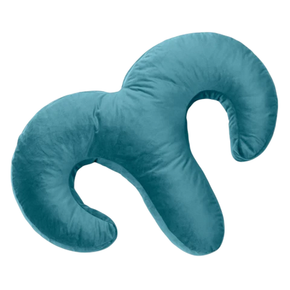 Arie Duo Spooning Pillow with Palm Vibrator Blue