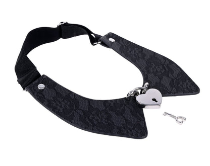 Heartbound Lace Day Collar - Black