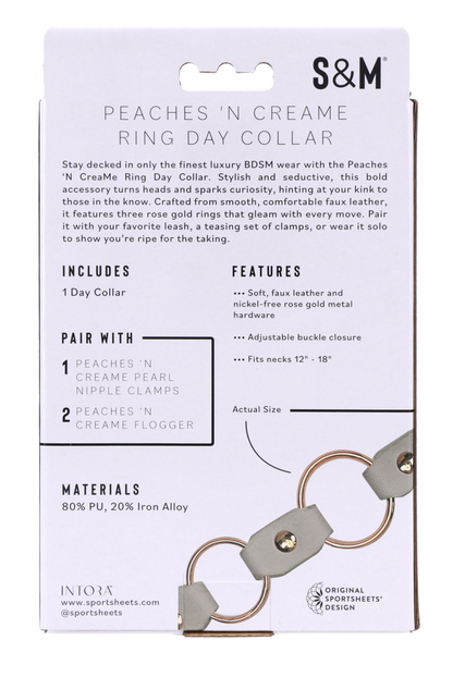 Peaches 'n CreaMe Ring Day Collar