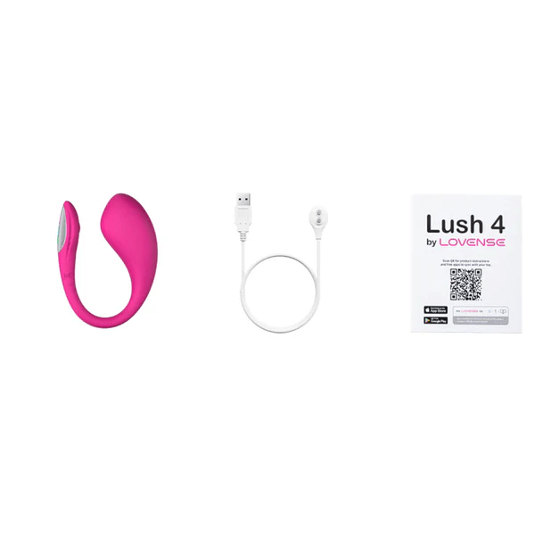 LOVENSE LUSH 4 REMOTE CONTOL VIBRATOR - PINK