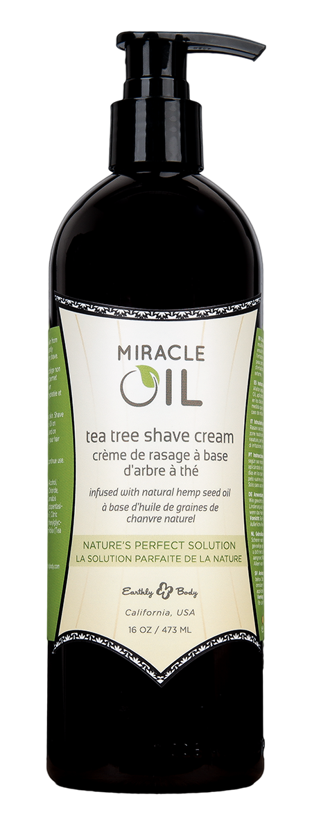 Miracle Oil Tea Tree Shave Cream 16 fl oz / 473 ml