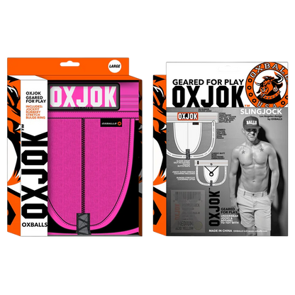 SLINGJOCK, upthrust slider-strap jock, PINK SKY, SMALL