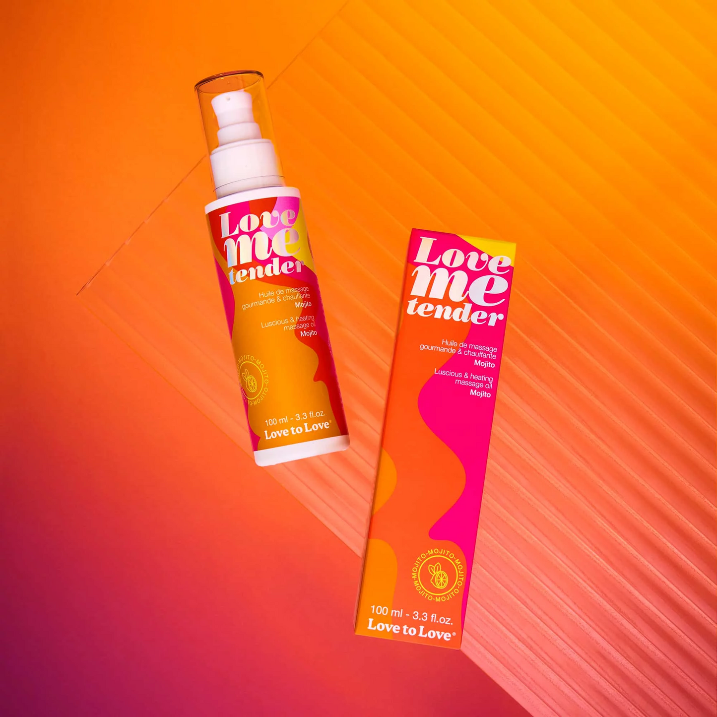 LOVE ME TENDER - MASSAGE OIL - MOJITO 100ML / 3.3FL.OZ.