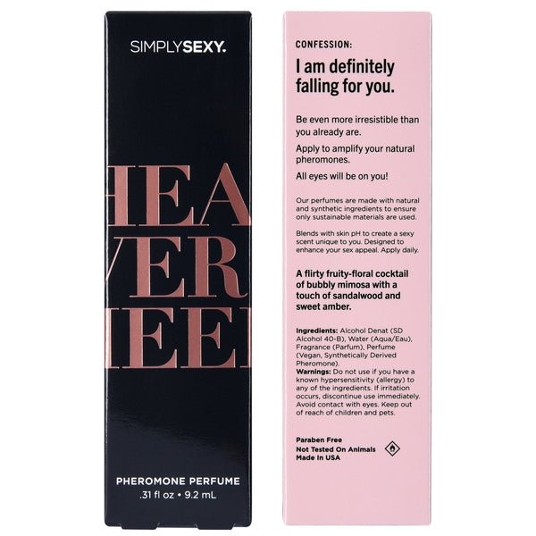 SIMPLY SEXY PHEROMONE PERFUME SPRAY - HEAD OVER HEELS - 0.31 floz | 9.2mL