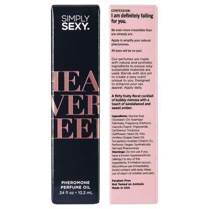 SIMPLY SEXY PHEROMONE PERFUME OIL ROLL-ON - HEAD OVER HEELS - 0.34 floz | 10.2mL