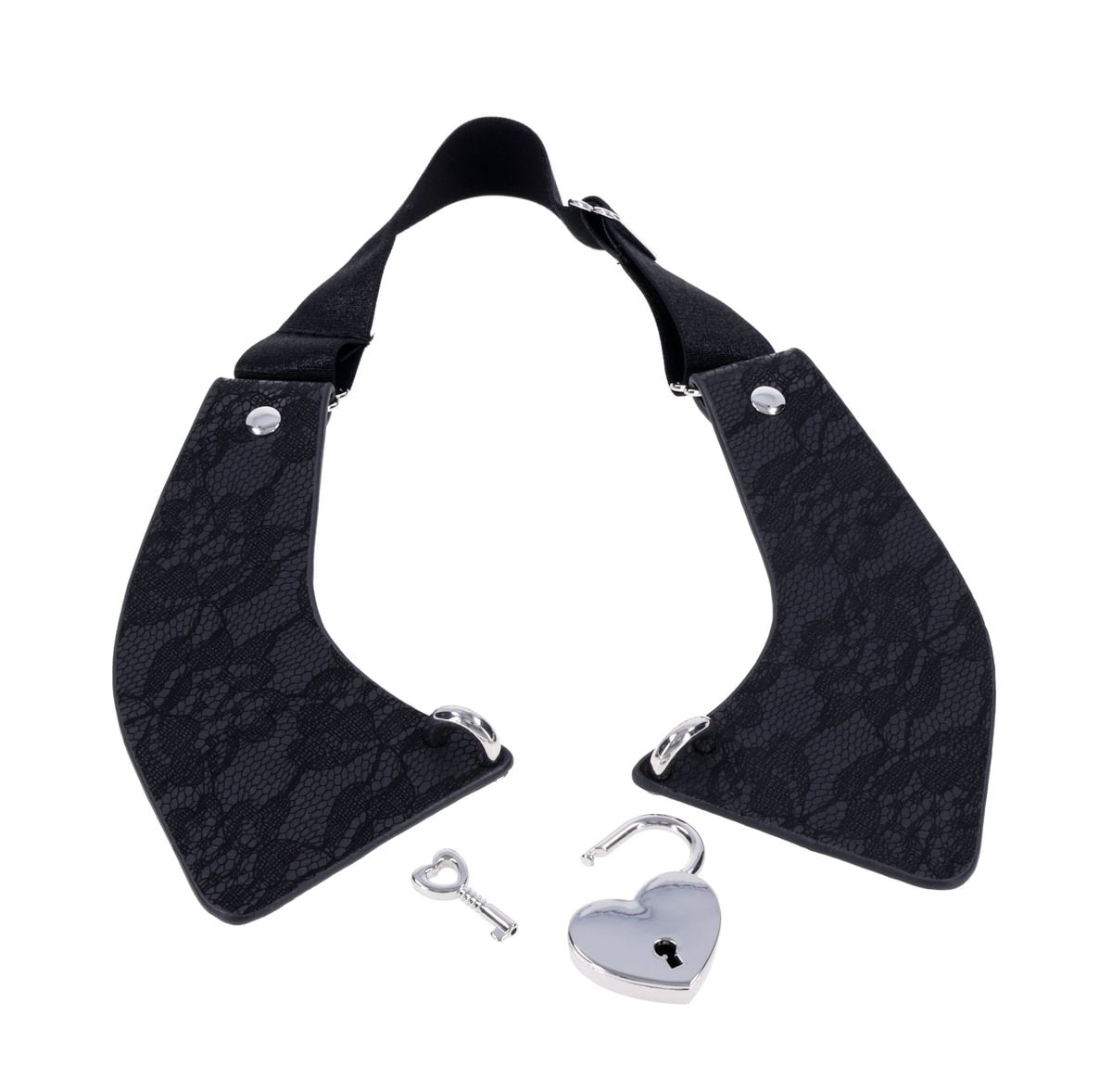 Heartbound Lace Day Collar - Black