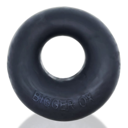 BIGGER OX, thicker bulge maker super mega-stretch cockring - BLACK ICE