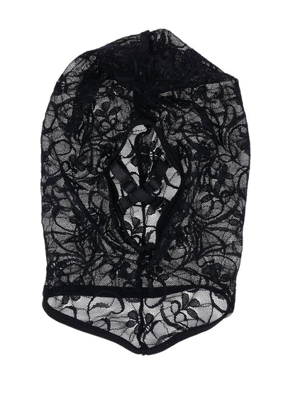 Lace Hush Hood - Black