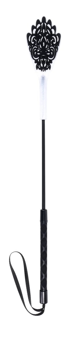 Lace Silicone Crop - Black