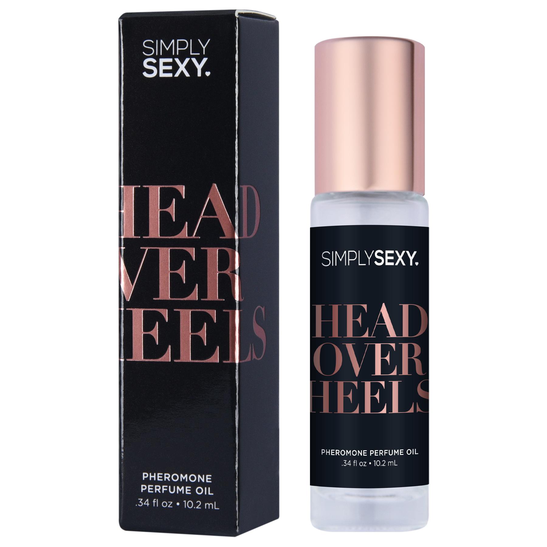 SIMPLY SEXY PHEROMONE PERFUME OIL ROLL-ON - HEAD OVER HEELS - 0.34 floz | 10.2mL